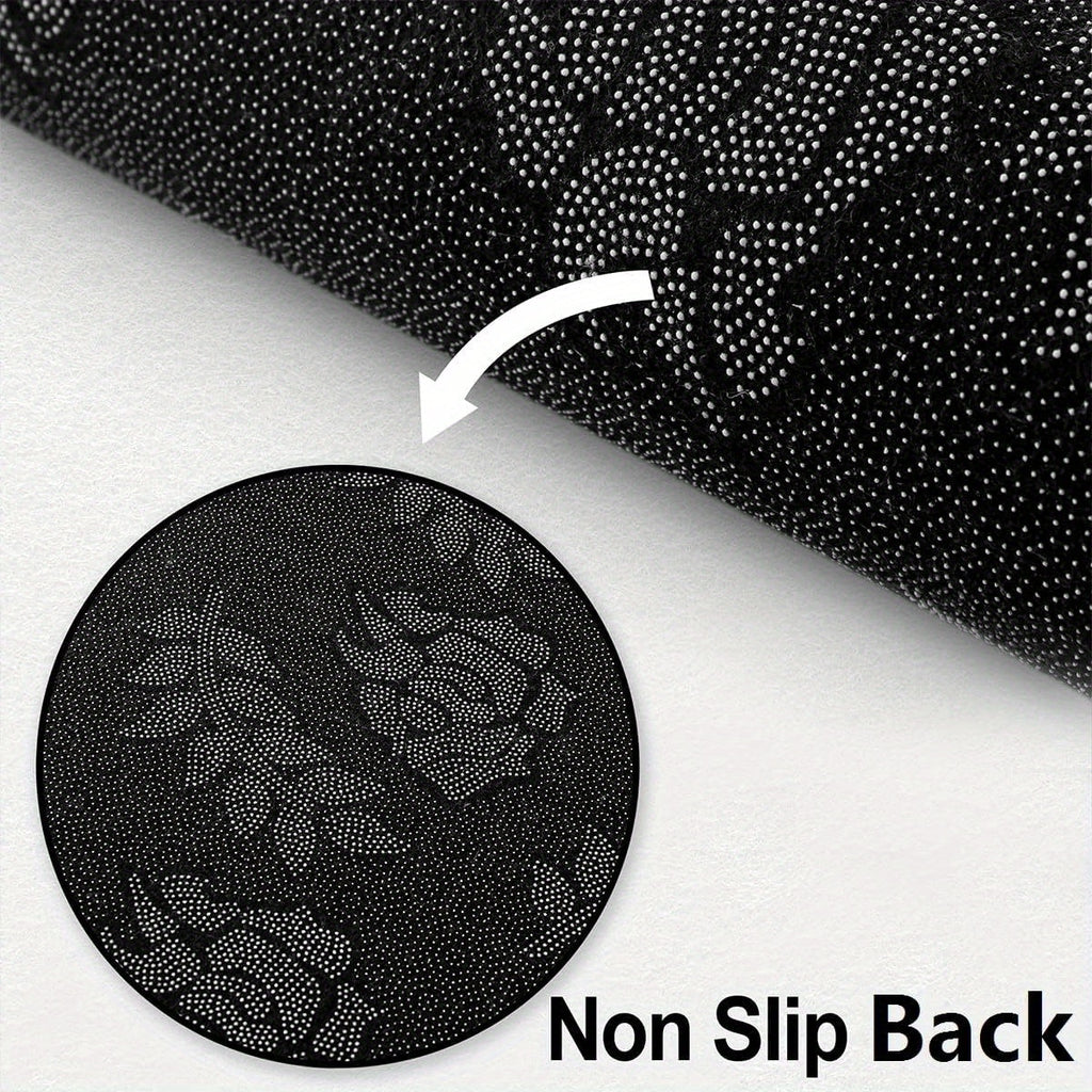 Flame Guitar Non-slip Polyester Area Rug