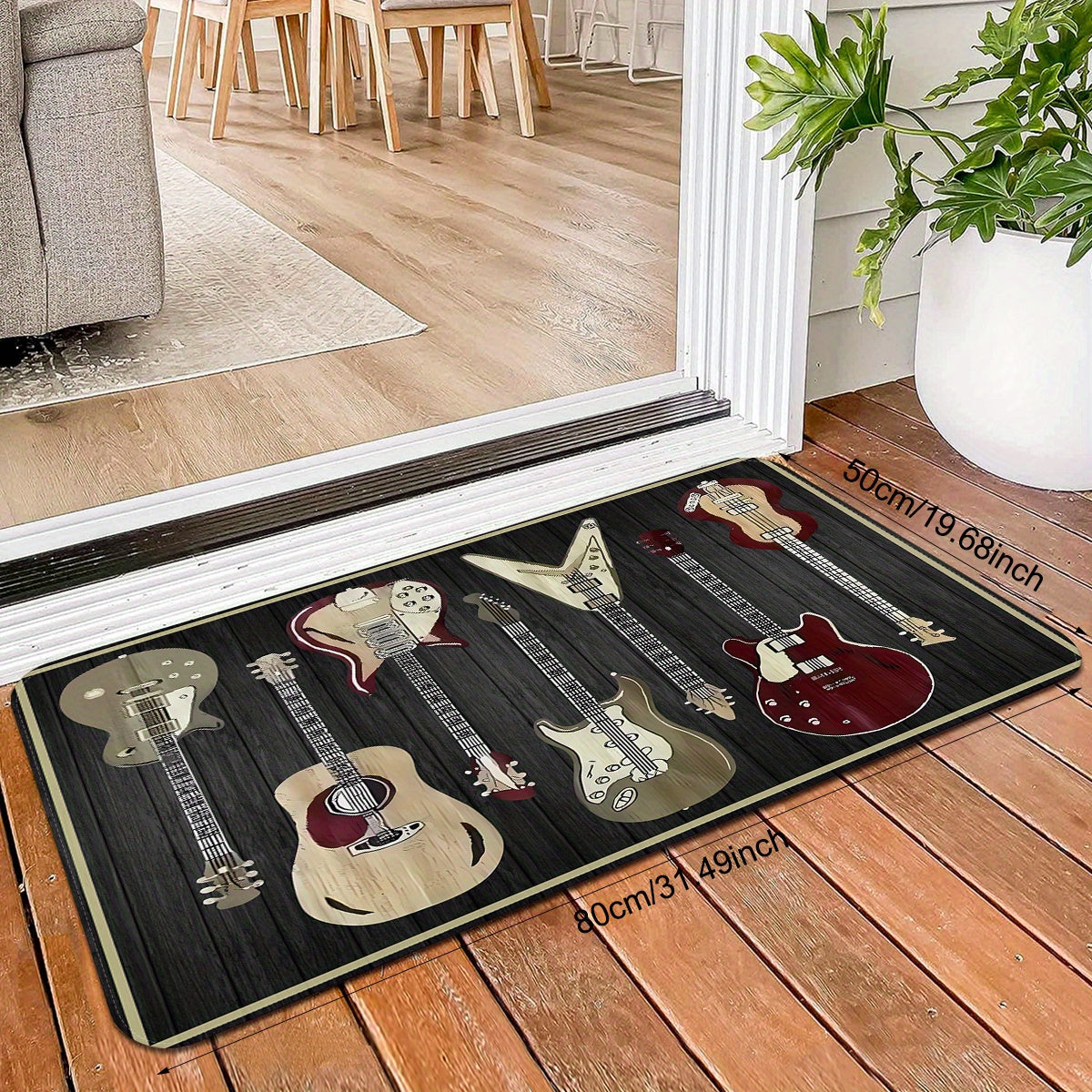 Guitar Print Mat