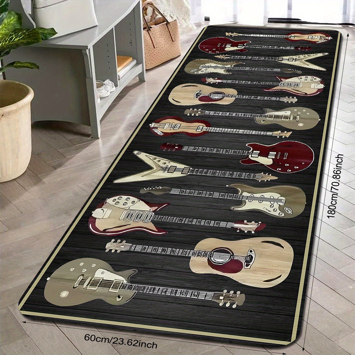 Guitar Print Mat