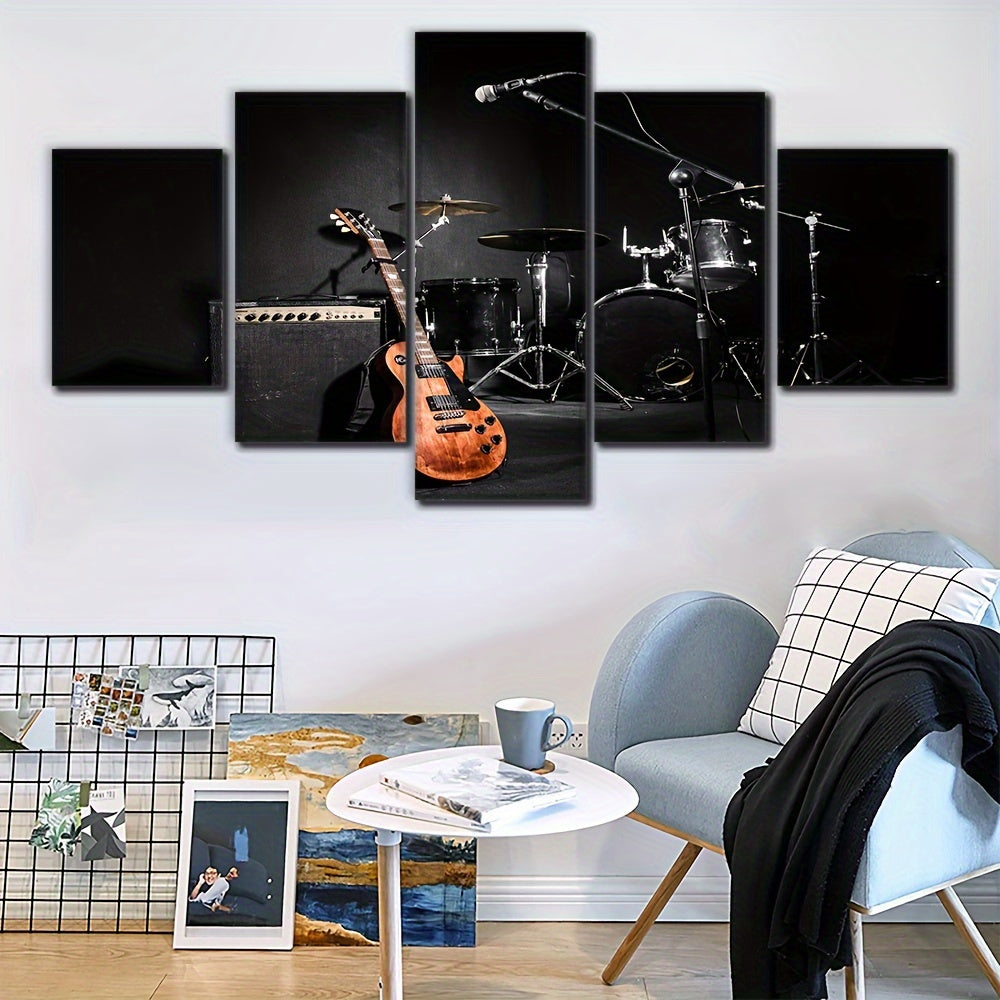 5pcs Unframed Large-Scale Canvas Painting Posters