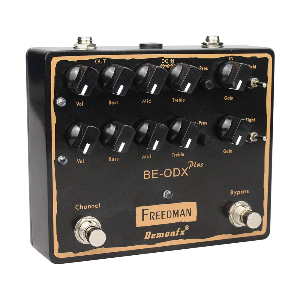 NEW DemonFX High Quality BE-ODX Plus BE-OD Deluxe Overdrive Distortion Chorus Guitar Effect Pedal Double Channel