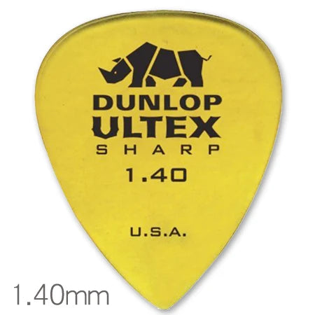 Dunlop 433R Rhinoceros SHARP ULTEX material guitar pick.