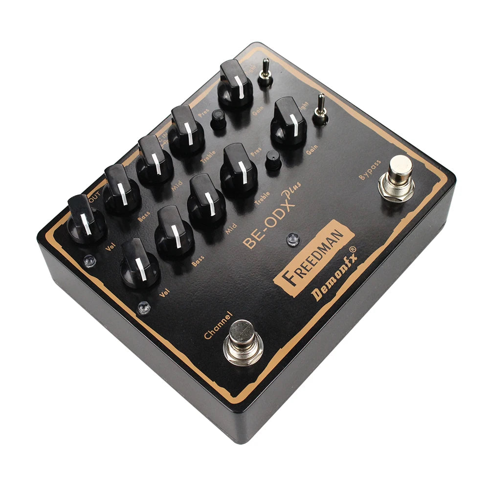 NEW DemonFX High Quality BE-ODX Plus BE-OD Deluxe Overdrive Distortion Chorus Guitar Effect Pedal Double Channel