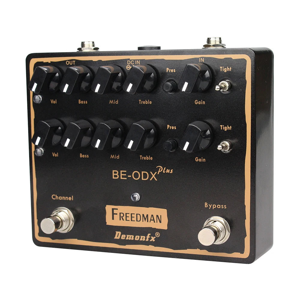 NEW DemonFX High Quality BE-ODX Plus BE-OD Deluxe Overdrive Distortion Chorus Guitar Effect Pedal Double Channel