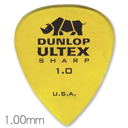 Dunlop 433R Rhinoceros SHARP ULTEX material guitar pick.