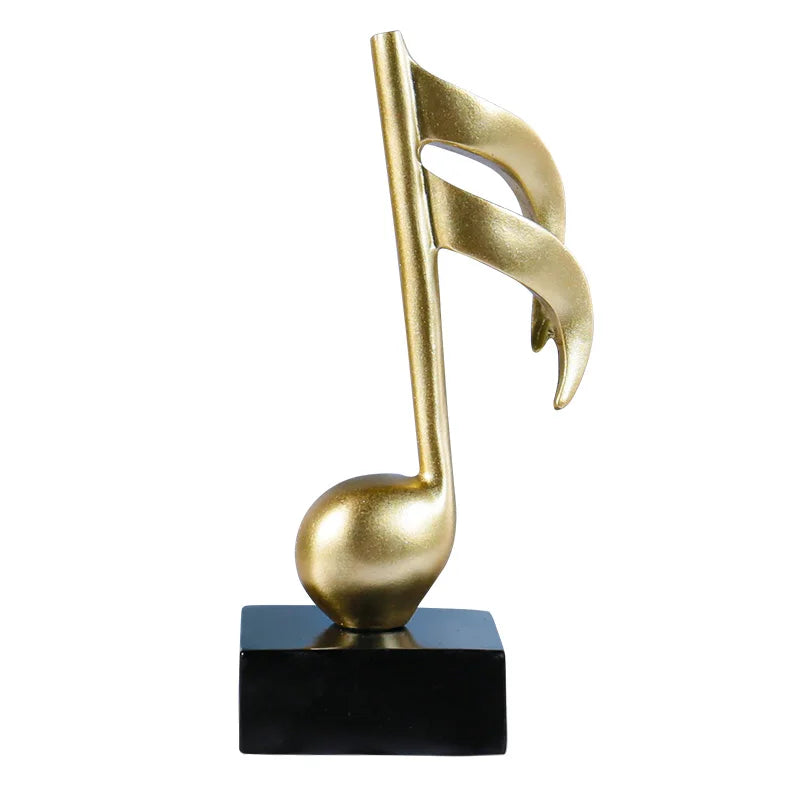 Music Note Symbols Musical Statue Desktop Decoration