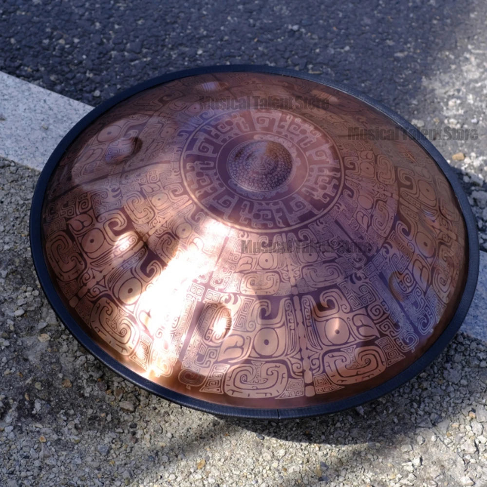 Professional Steel Tongue Drum for Yoga Meditation, Hand Pan,Music Drum, Handmade, Gift, New, High-quality, 22 in, D Major, 2024