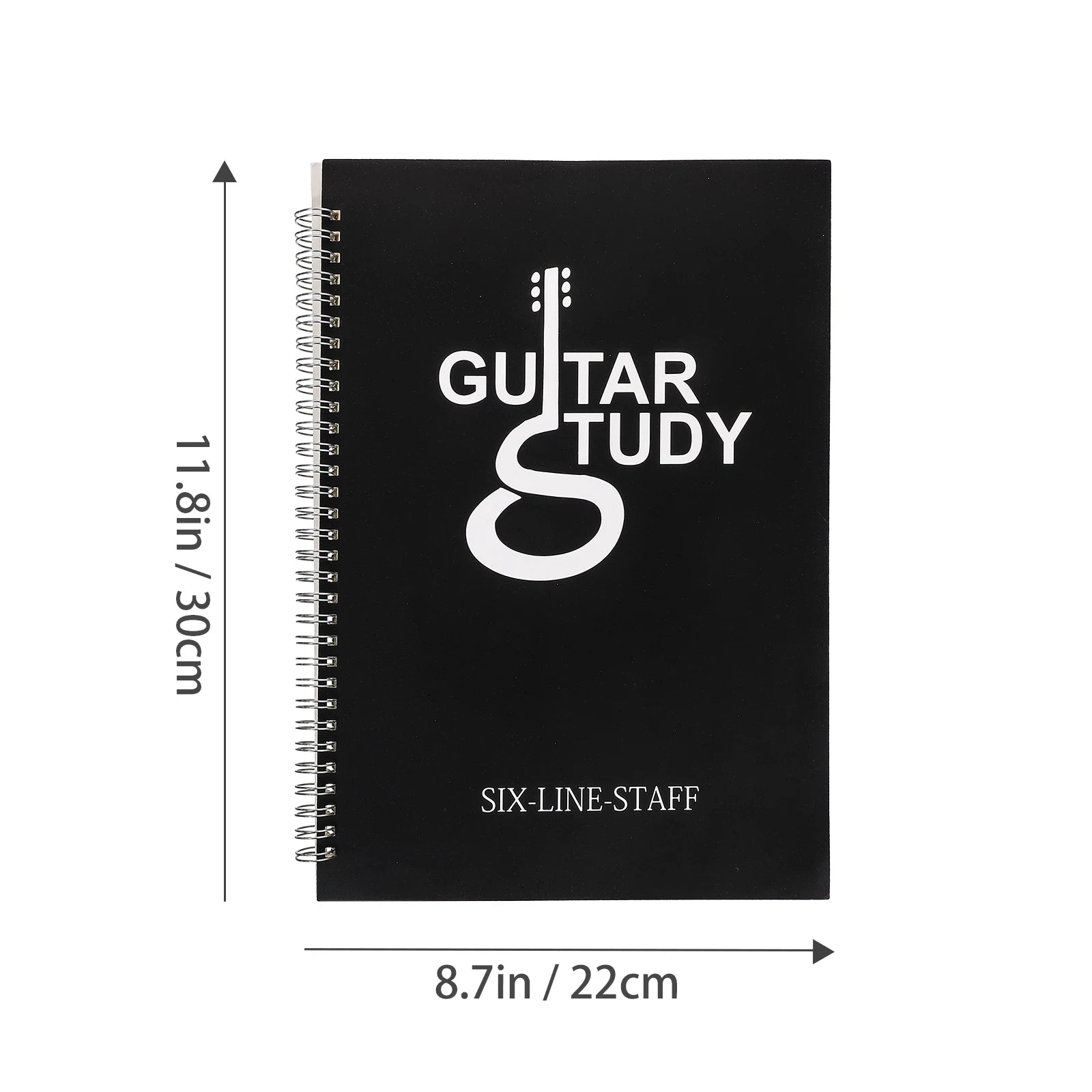 Guitar Sheet Music Notebook Coil Binding Portable Lightweight Small Size Waterproof Music Score Book for DIY Guitar Gift