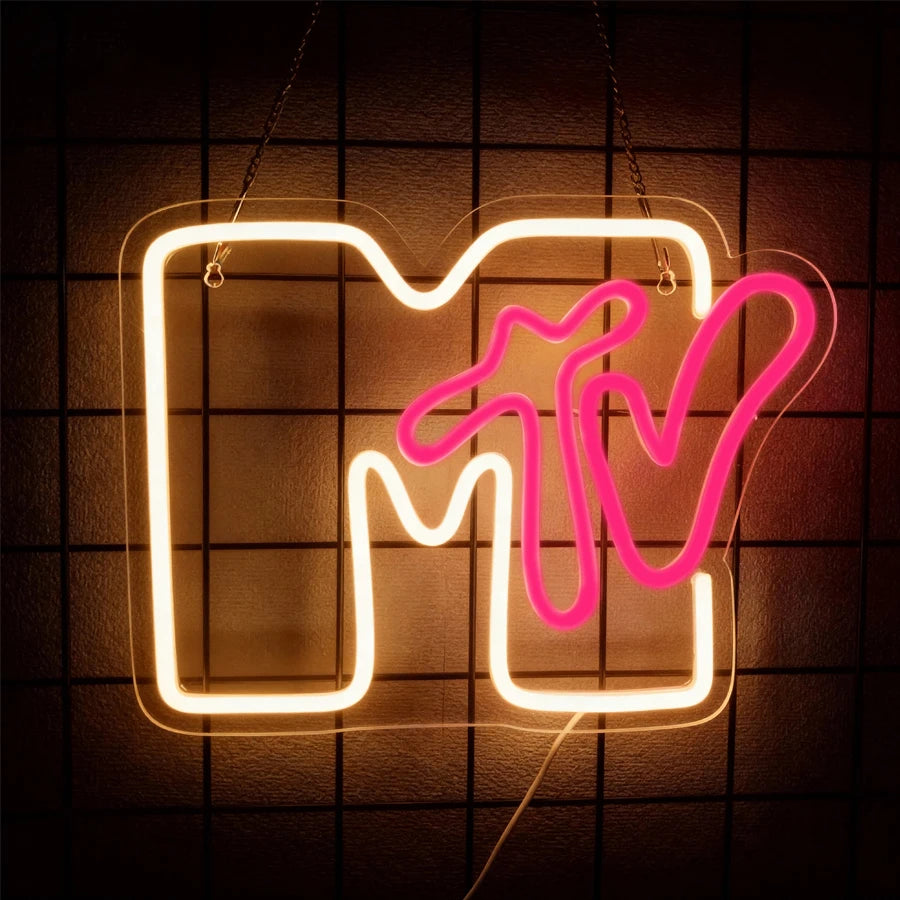 MTv Neon Sign