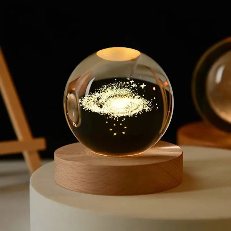 6cm 3D Crystal Ball LED light
