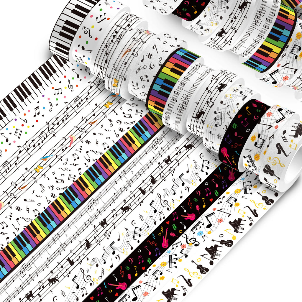 12 Rolls, Music Decorative Tape A3024