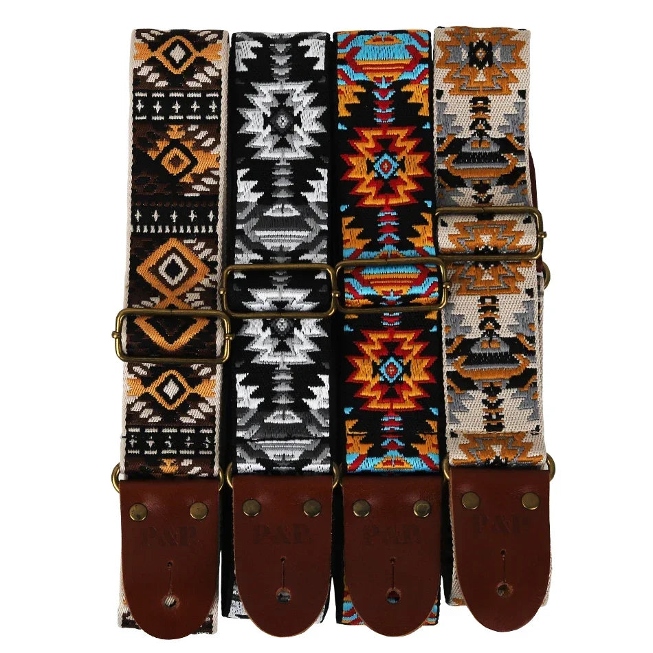 Guitar Strap Soft Leather End Adjustable