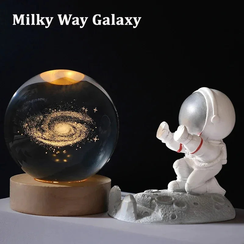 6cm 3D Crystal Ball LED light