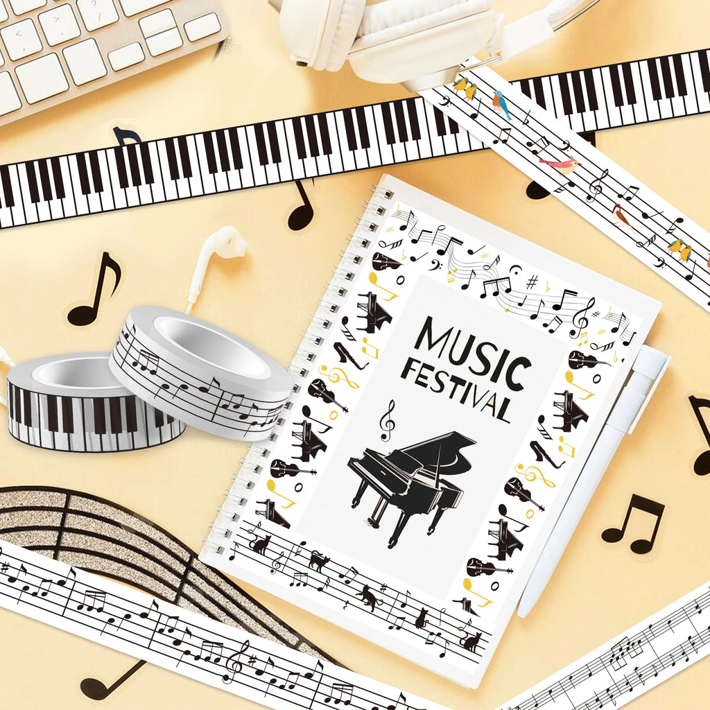 12 Rolls, Music Decorative Tape A3024