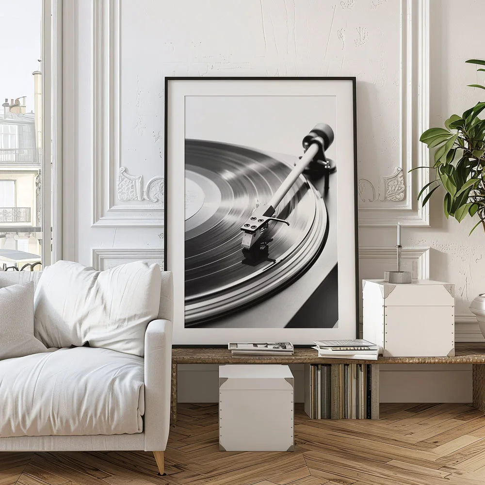 Vintage Music Vinyl Record Poster Canvas