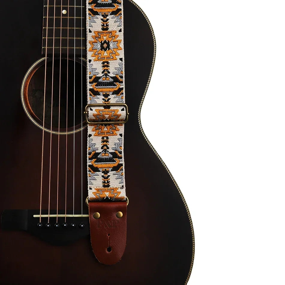 Guitar Strap Soft Leather End Adjustable
