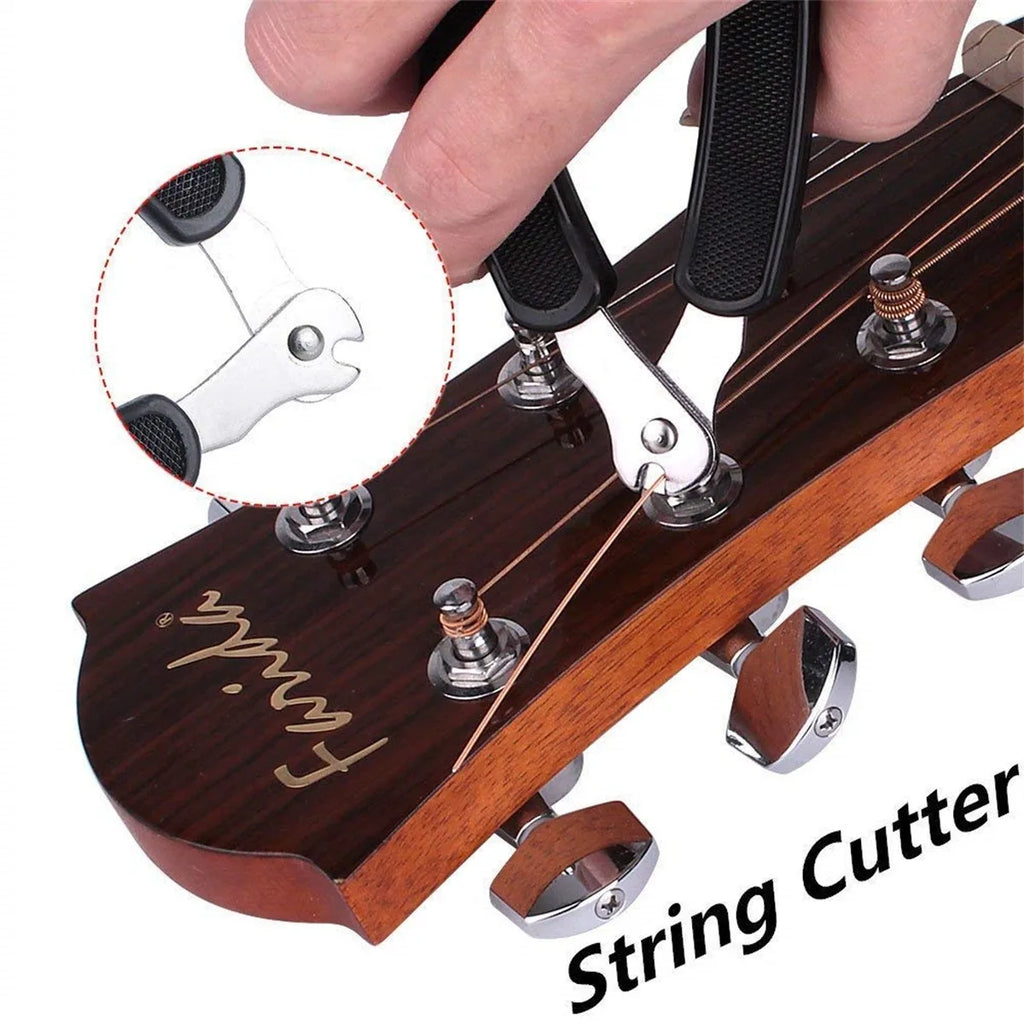 3 IN 1 Guitar String Winder + String Cutter + Pin Puller