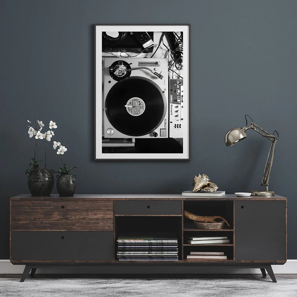 Vintage Music Vinyl Record Poster Canvas