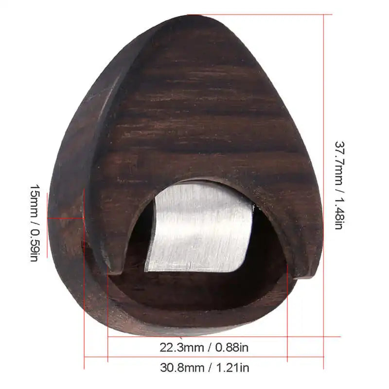 Wood Guitar Pick Holder