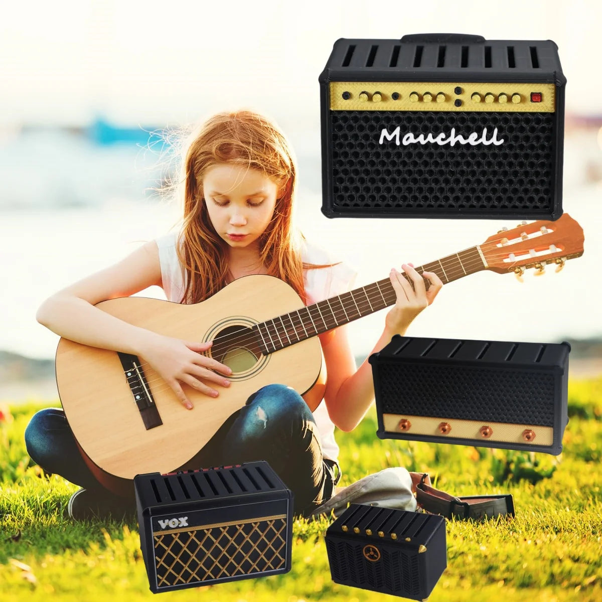 Guitar Pick Holder, 3D Printed Amp Speaker Picks Holder/Storage Box