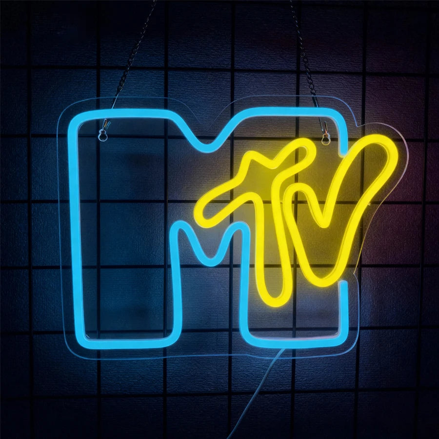 MTv Neon Sign