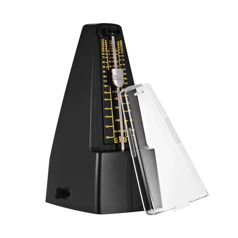 Mechanical Metronomes For Musical Instruments, Loud Sound, High Precision(Wood Grain)