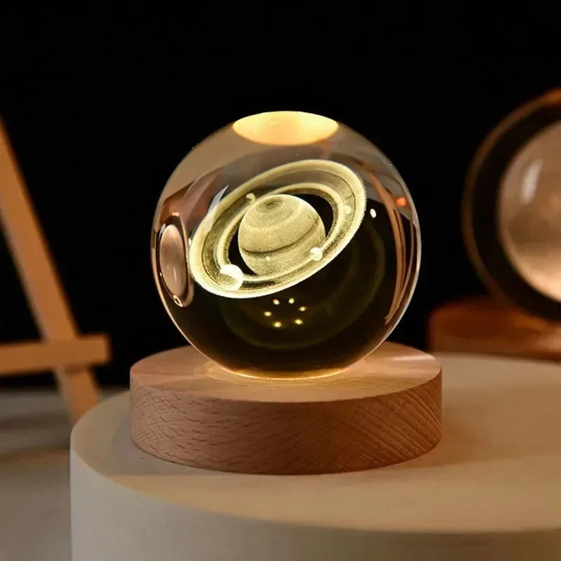 6cm 3D Crystal Ball LED light