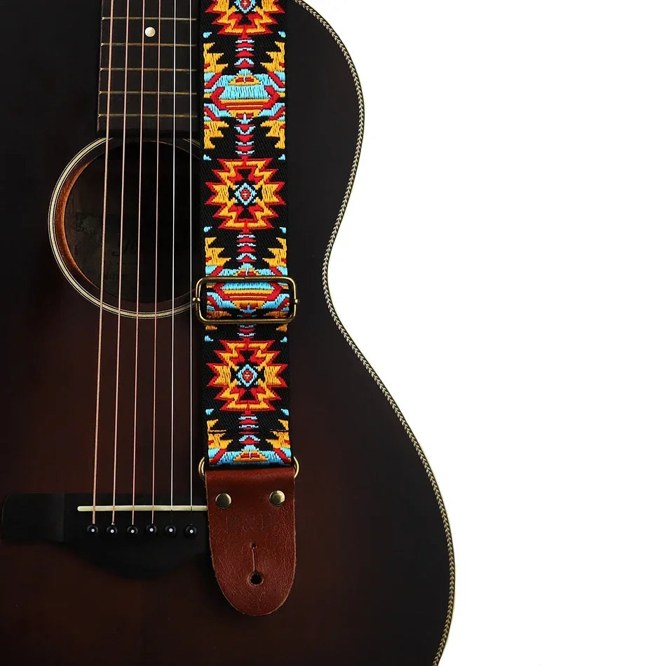 Guitar Strap Soft Leather End Adjustable