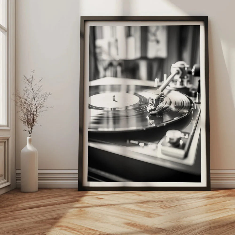Vintage Music Vinyl Record Poster Canvas