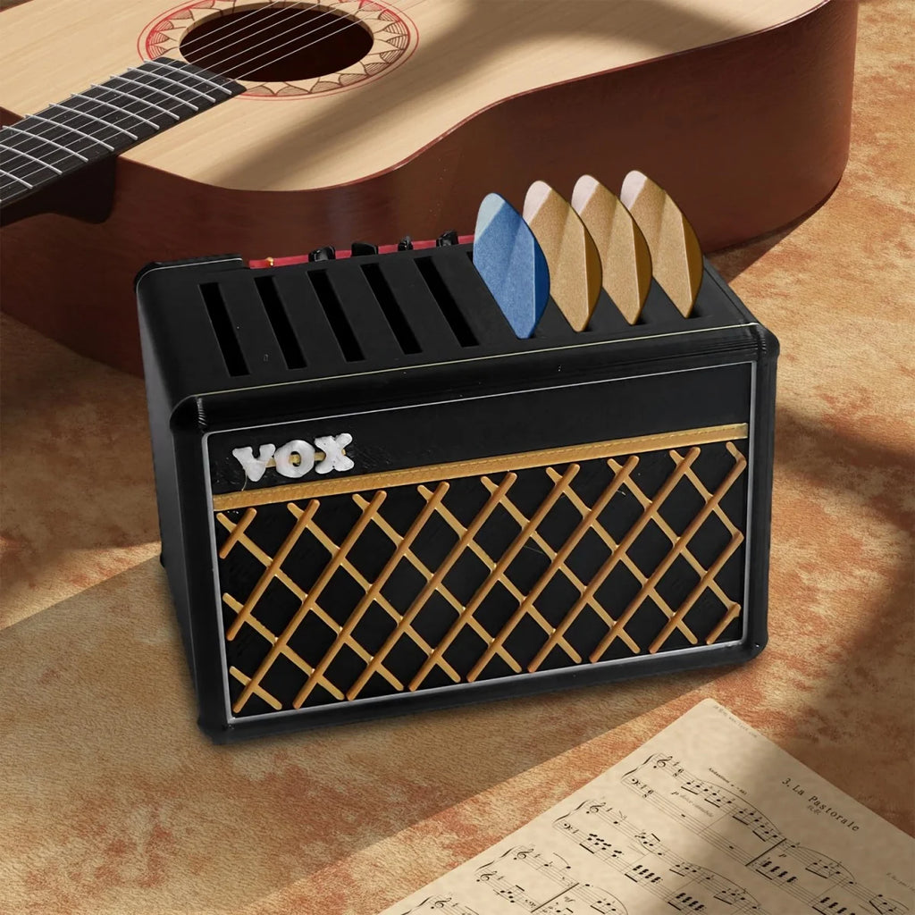 Guitar Pick Holder, 3D Printed Amp Speaker Picks Holder/Storage Box