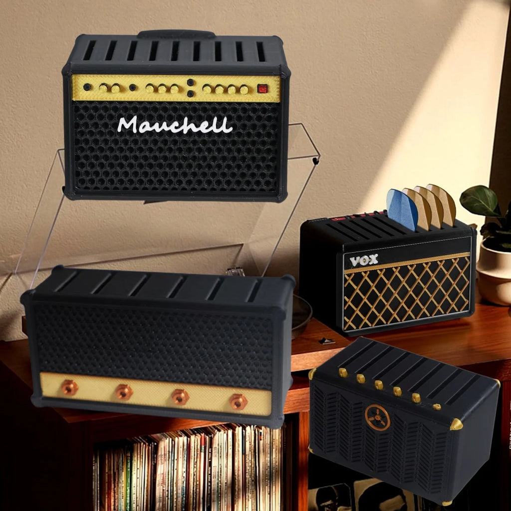 Guitar Pick Holder, 3D Printed Amp Speaker Picks Holder/Storage Box