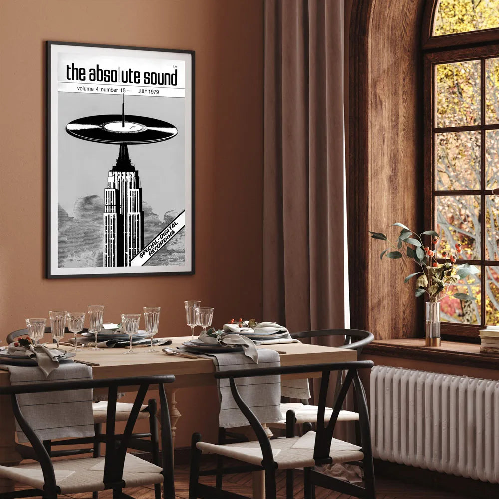 Vintage Music Vinyl Record Poster Canvas