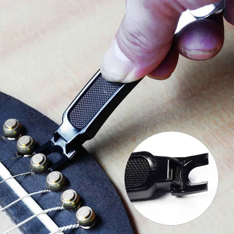 3 IN 1 Guitar String Winder + String Cutter + Pin Puller
