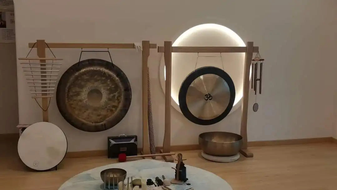 Professional Sound Healing Gongs-16"-36" Bronze OM Chau Gong with free wood mallet Tam Tam Gong  Meditation for Yoga Therapy