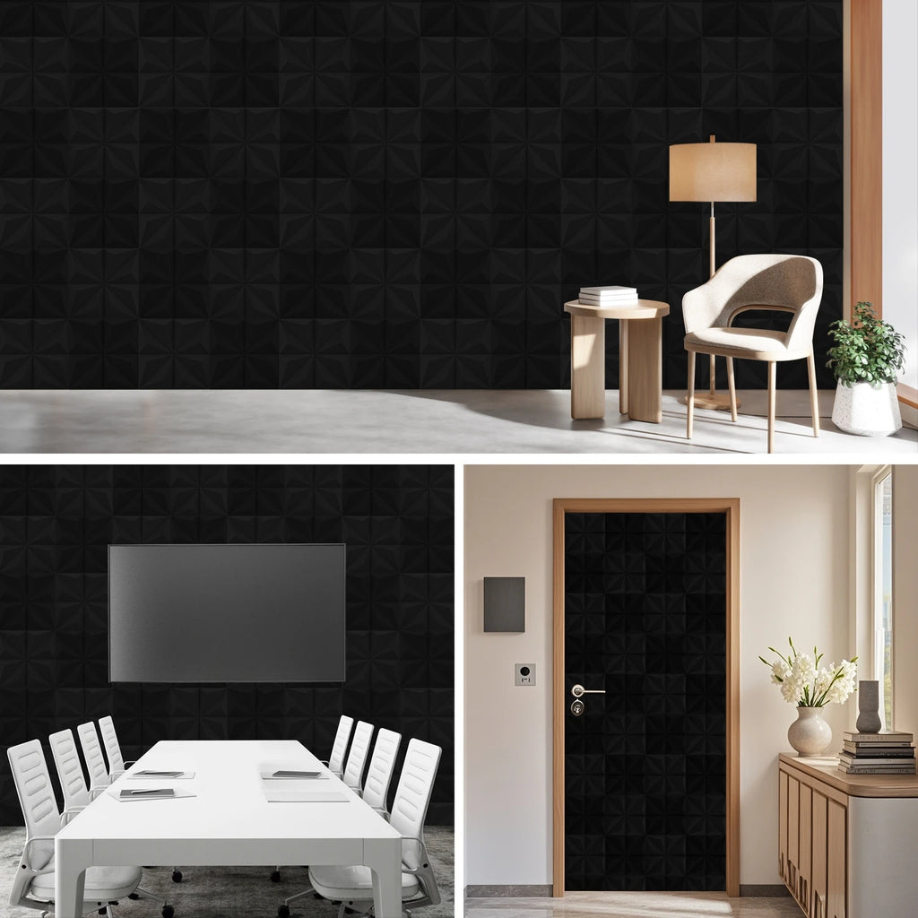 Acoustic Foam 12 Pcs Sound Foam Music Studio Soundproof Noise Insulation