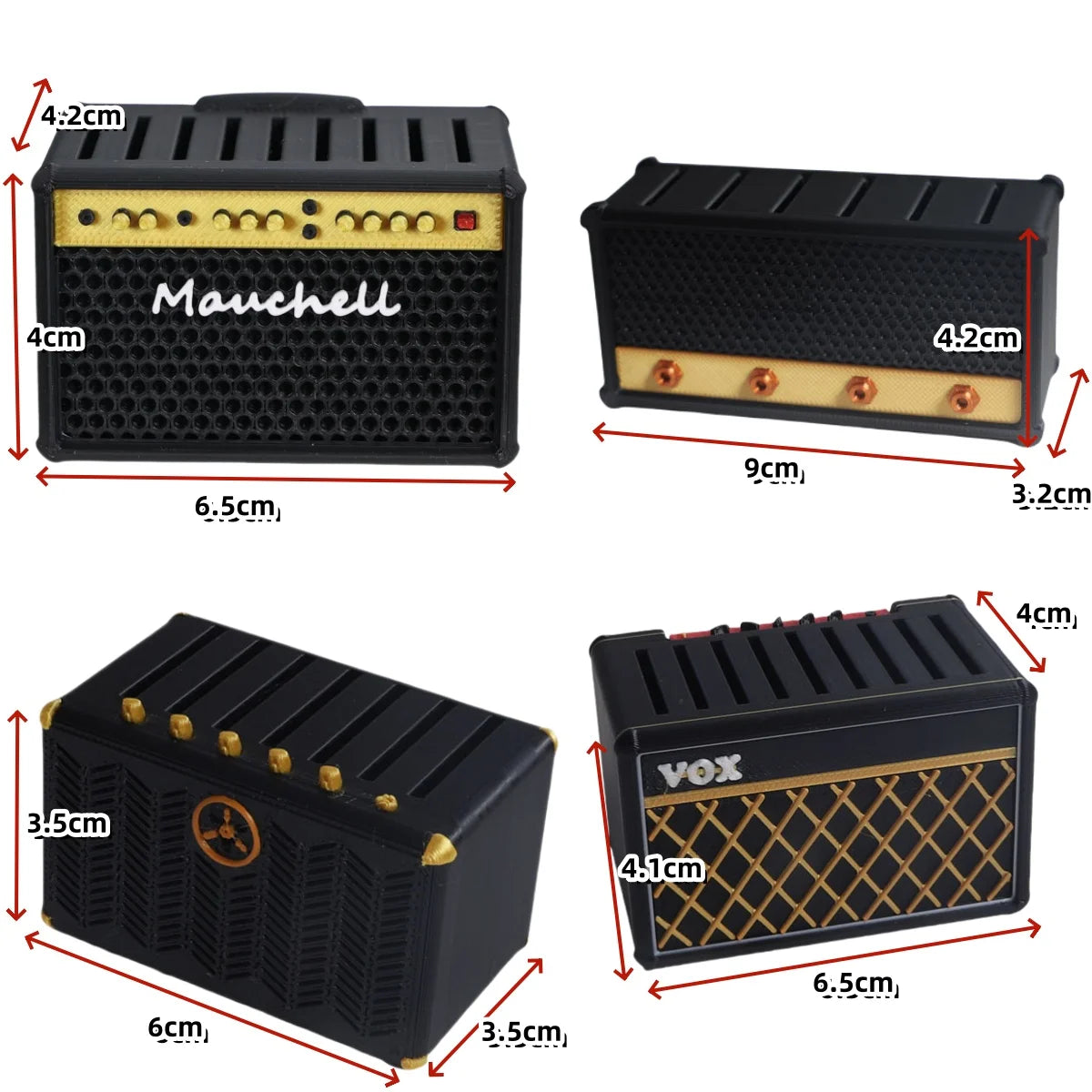 Guitar Pick Holder, 3D Printed Amp Speaker Picks Holder/Storage Box