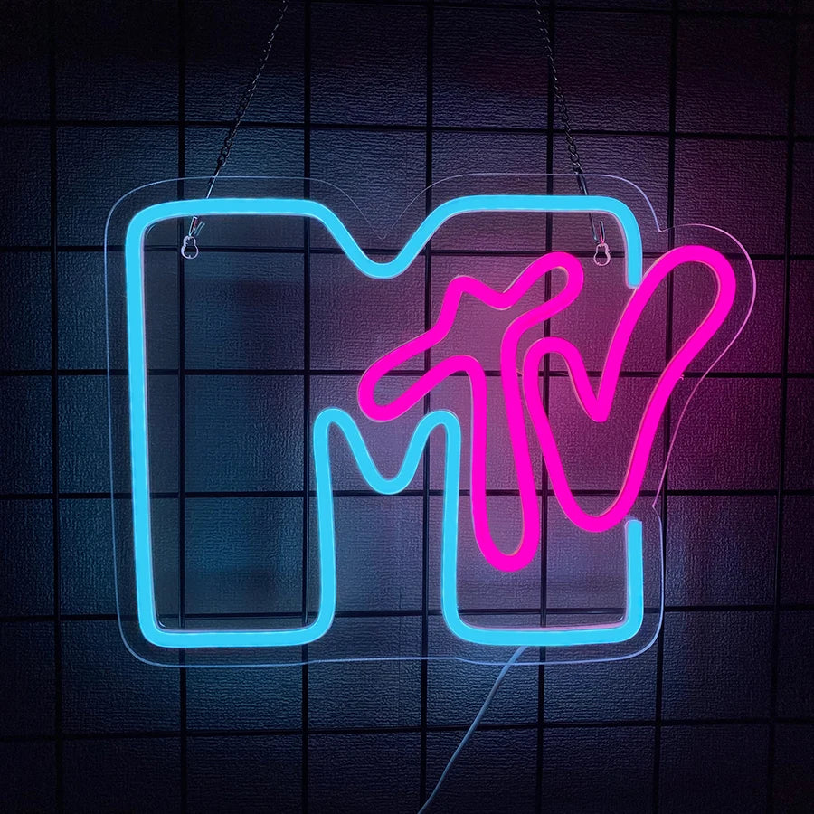 MTv Neon Sign