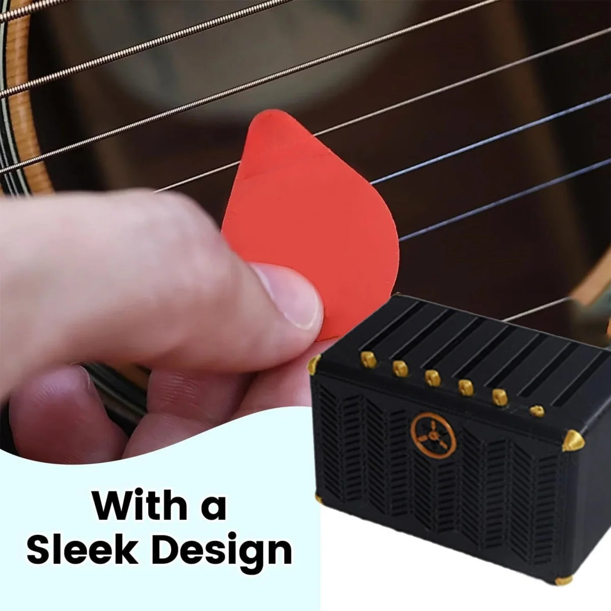 Guitar Pick Holder, 3D Printed Amp Speaker Picks Holder/Storage Box
