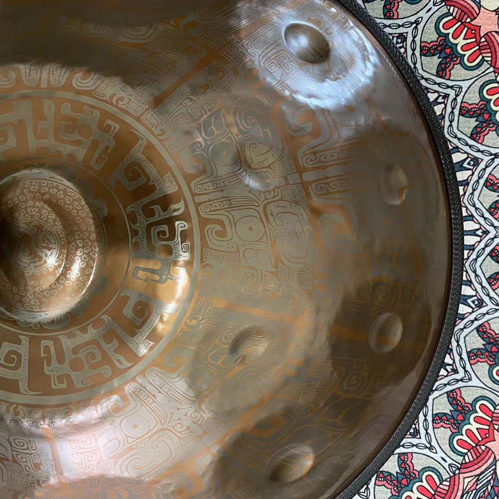 Professional Steel Tongue Drum for Yoga Meditation, Hand Pan,Music Drum, Handmade, Gift, New, High-quality, 22 in, D Major, 2024