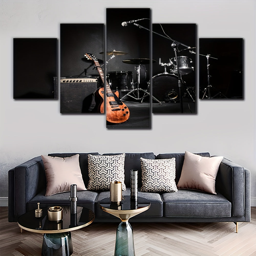 5pcs Unframed Large-Scale Canvas Painting Posters