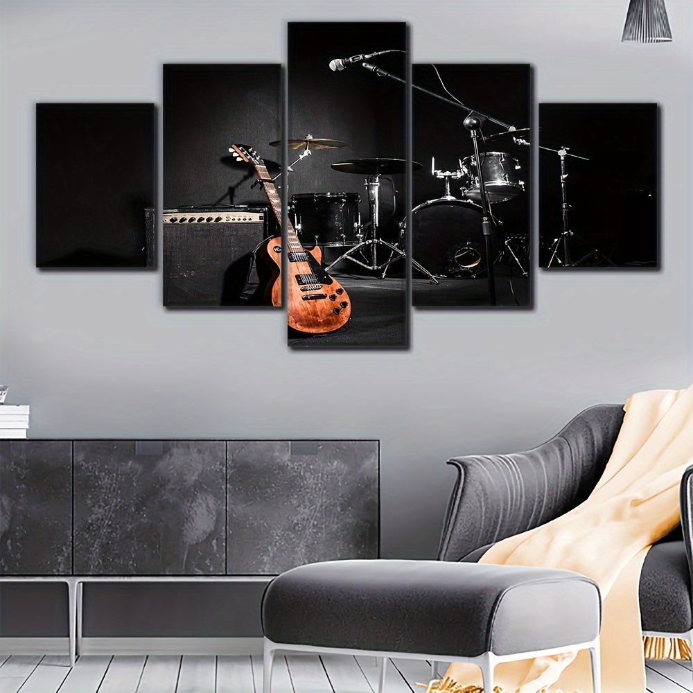 5pcs Unframed Large-Scale Canvas Painting Posters